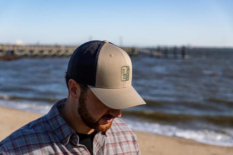 HUK Store Mens Trucker Hat, Anti-Glare Snapback Fishing Hat for Men - Image 3
